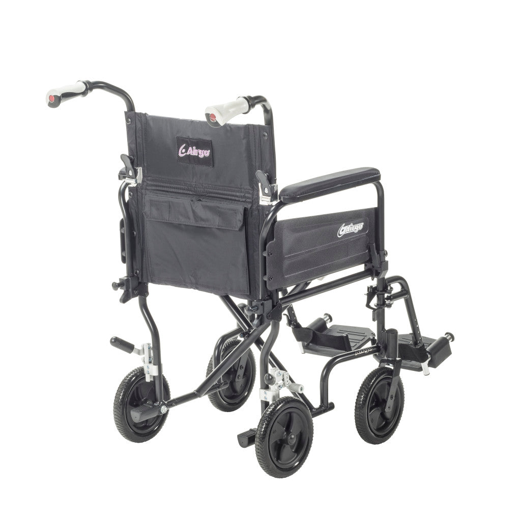Drive Medical Airgo Comfort-Plus Lightweight Transport Chair 300 lbs