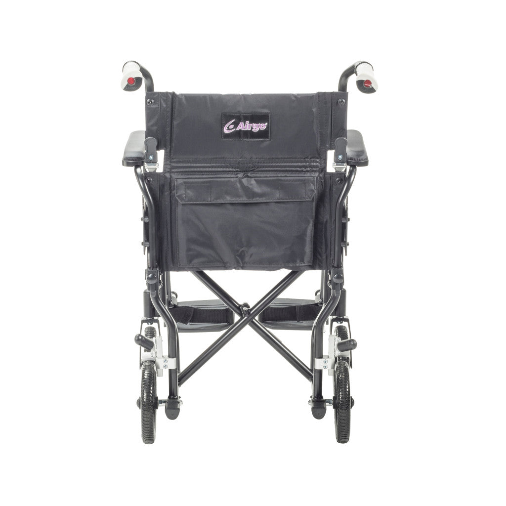 Drive Medical Airgo Comfort-Plus Lightweight Transport Chair 300 lbs