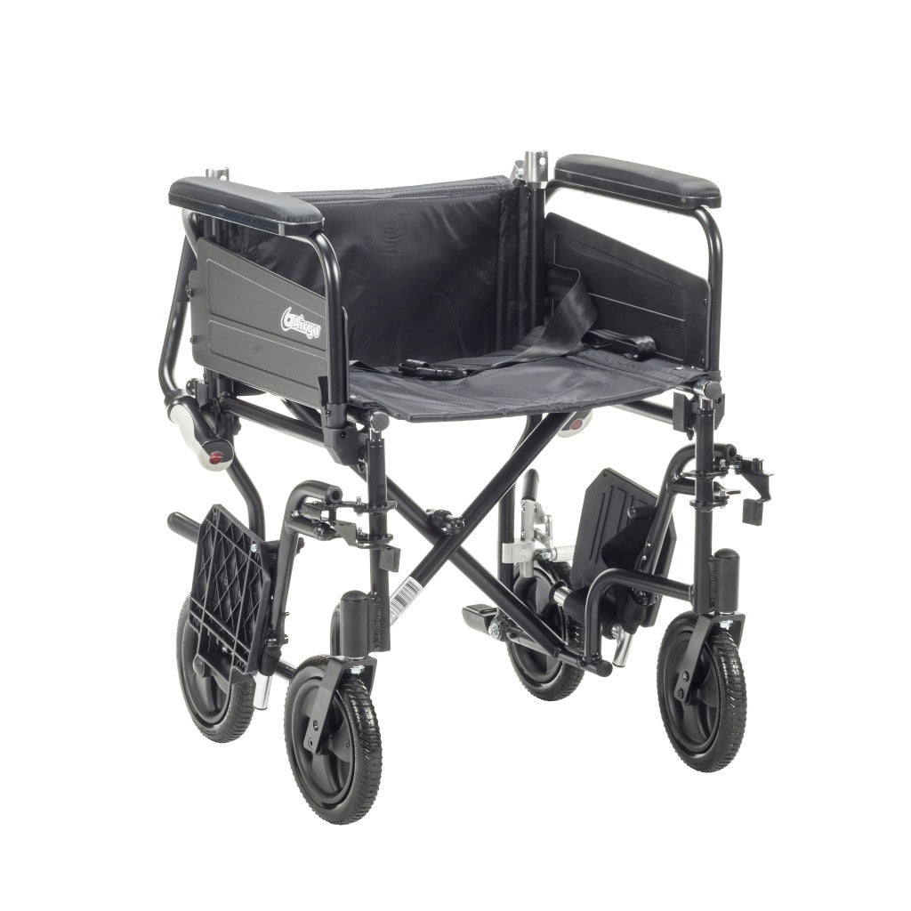Drive Medical Airgo Comfort-Plus Lightweight Transport Chair 300 lbs