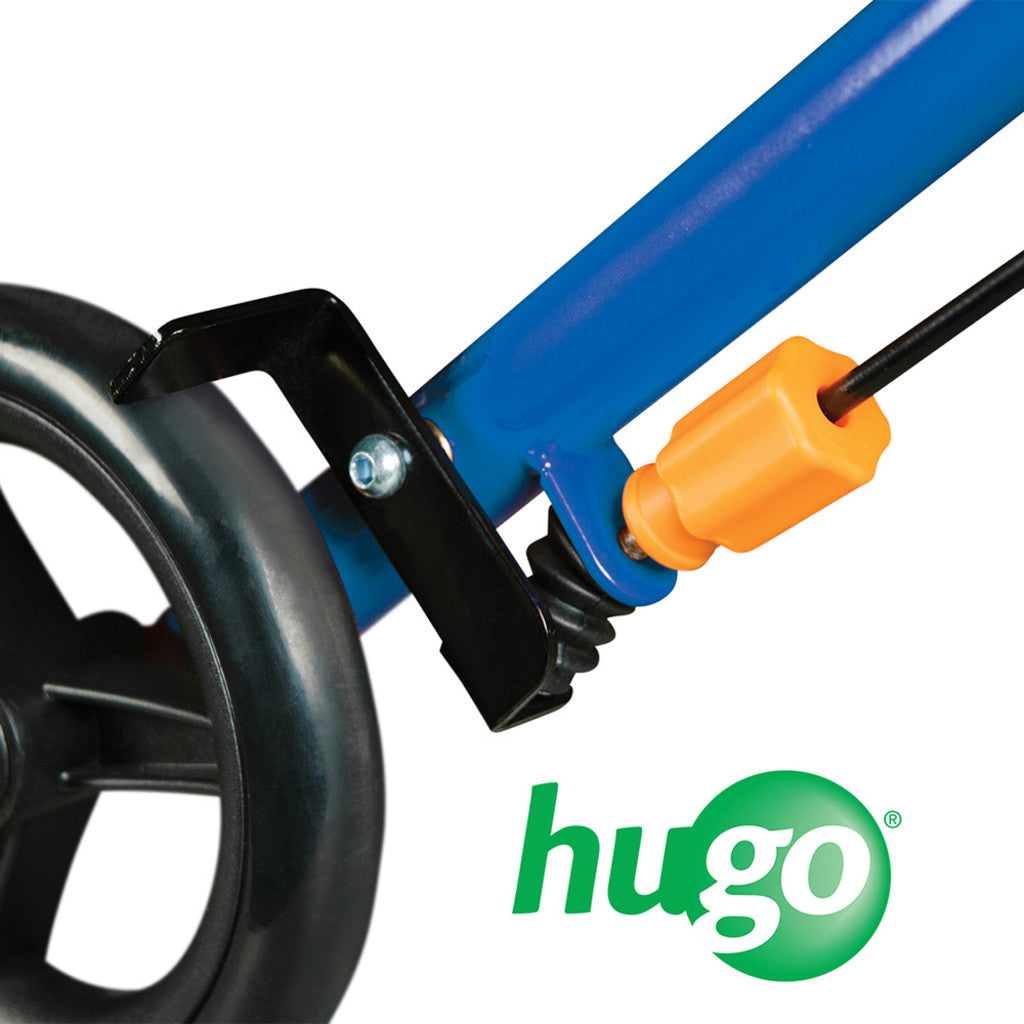 Hugo Sidekick Side-Folding Rolling Walker with Seat 250 lbs