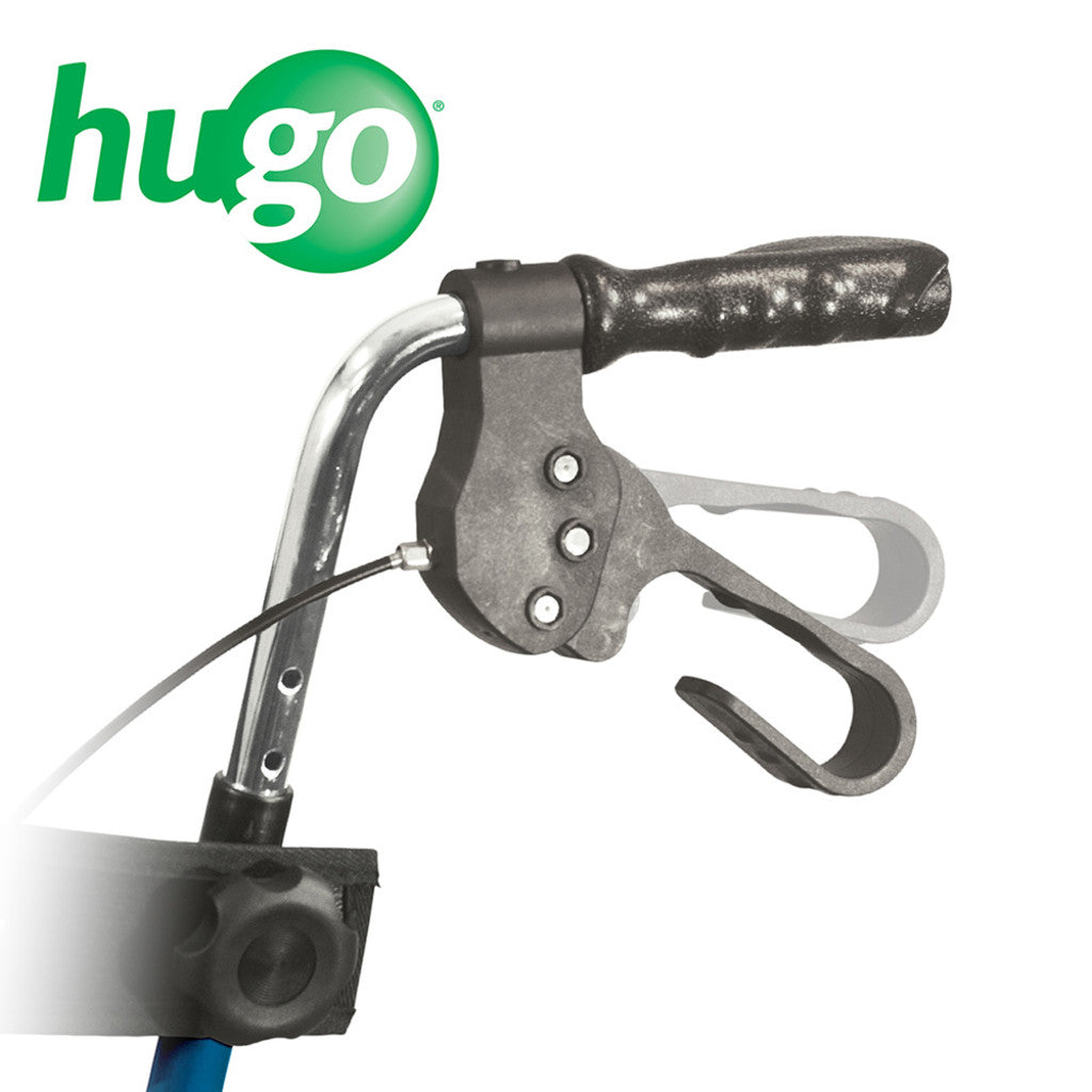 Hugo Sidekick Side-Folding Rolling Walker with Seat 250 lbs