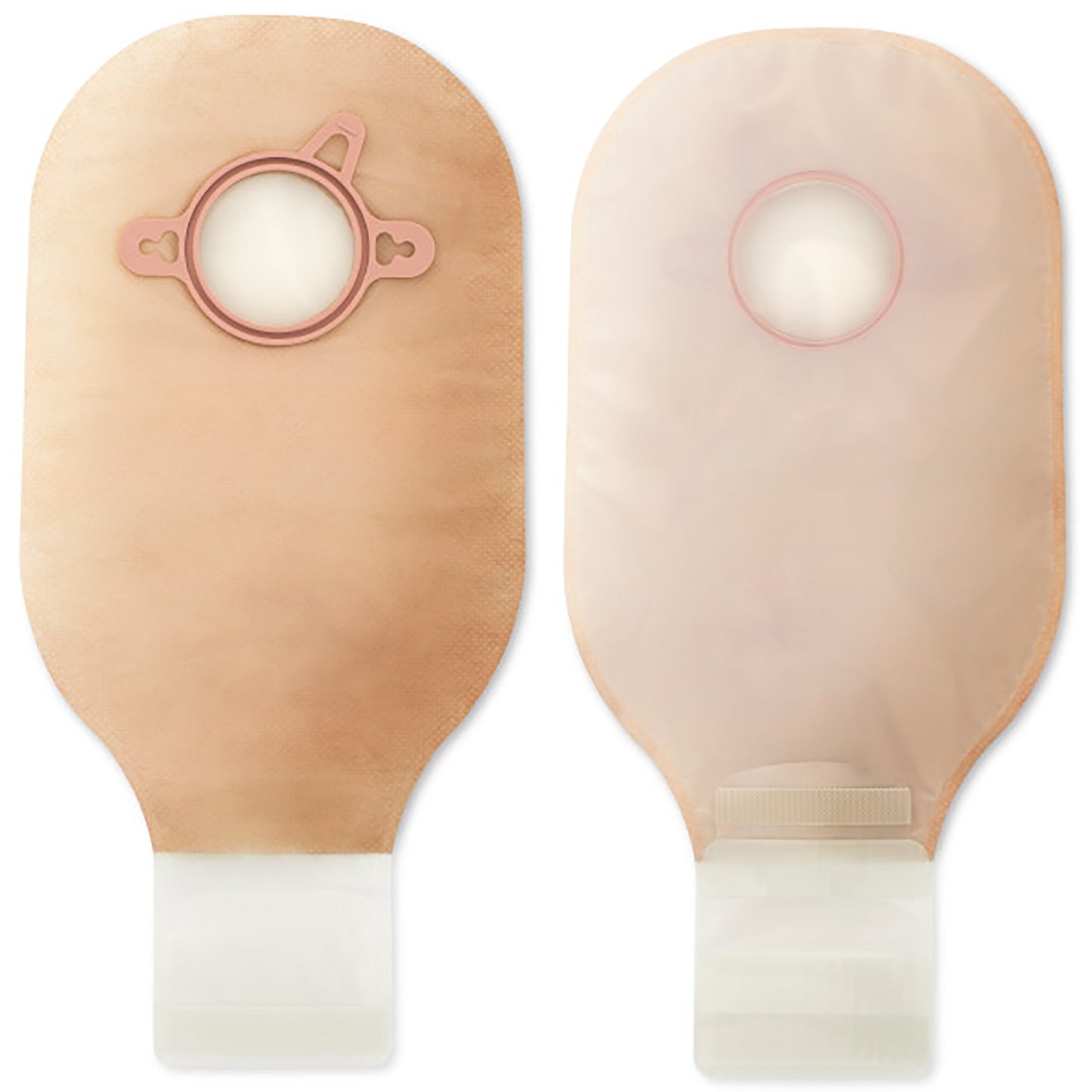 New Image™ Two-Piece Ultra Clear Ostomy Pouch, Pre-cut to Fit 70 mm, Blue Match