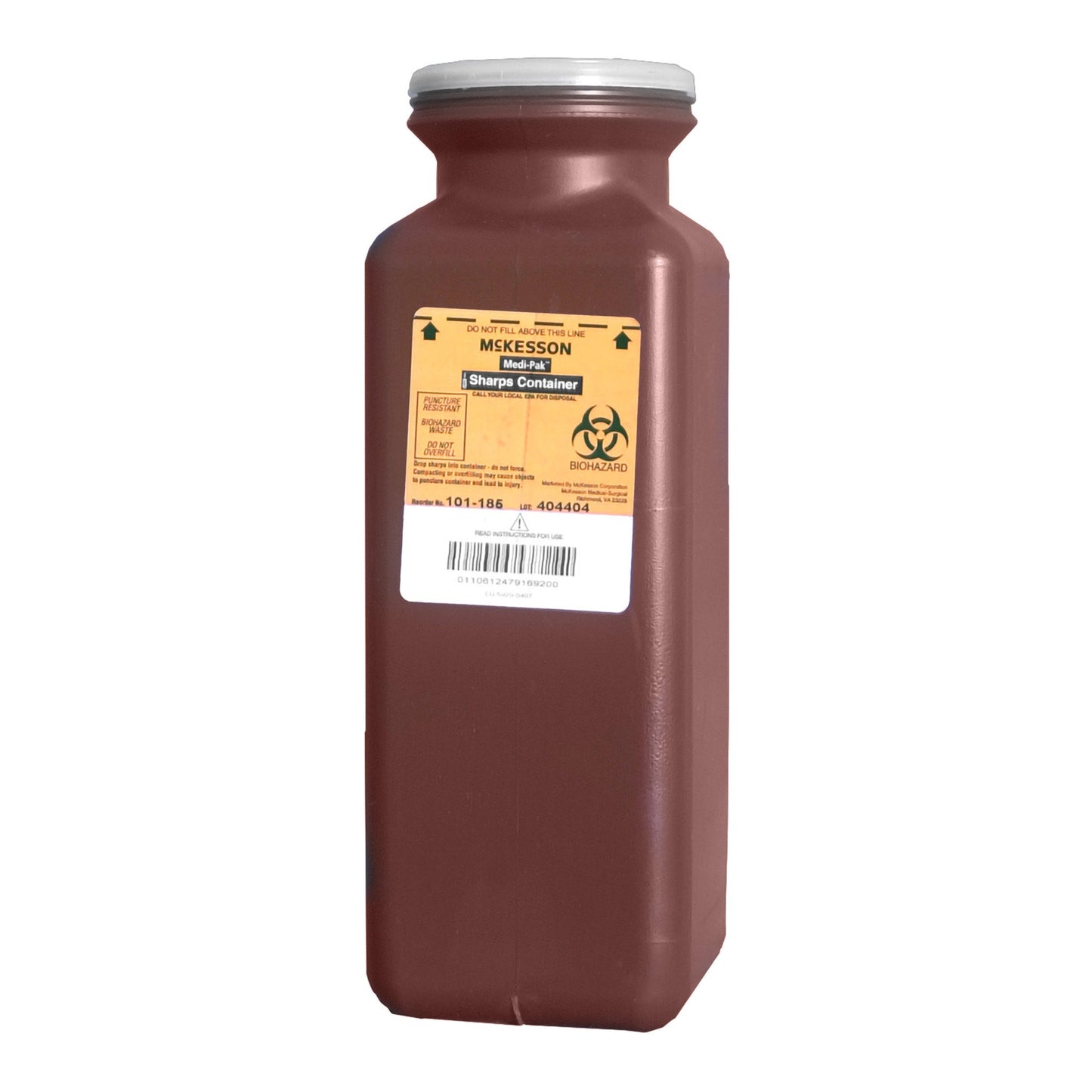 CONTAINER, SHARPS RED 1.7QT TALL TRAY (20/CS)