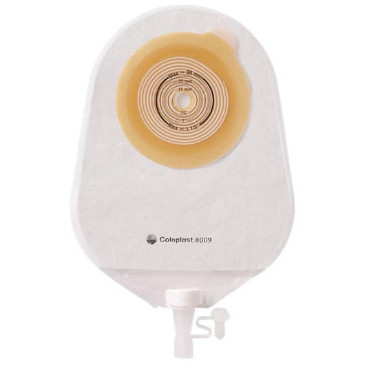 Assura® Pediatric 1-Piece Transparent Urostomy Pouch, 10 – 35 mm Stoma