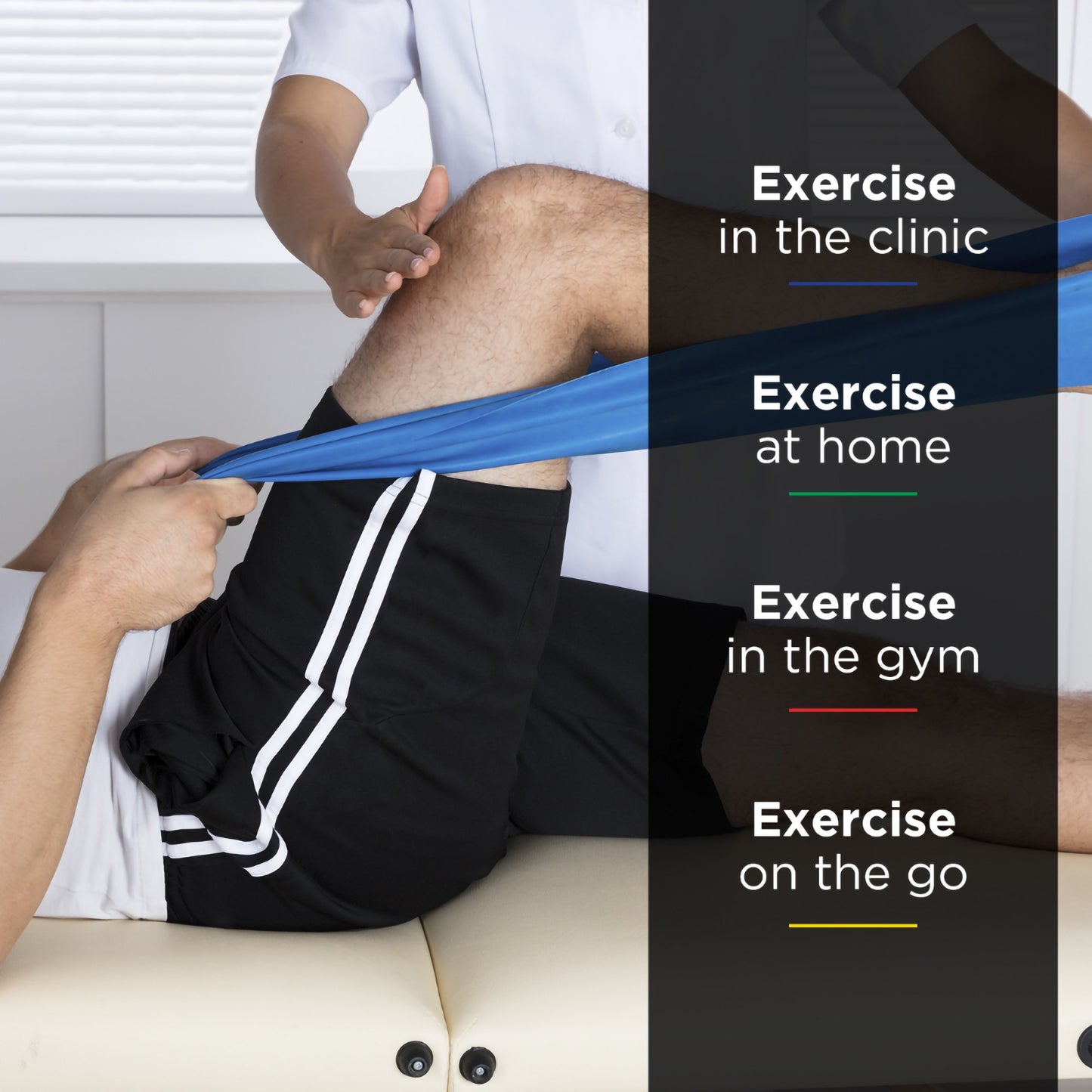 THERABAND, LF BLU (25YD/RL) HYGNIC