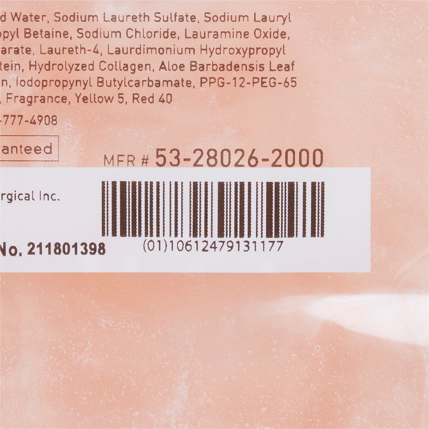 SHAMPOO, HAIR/BODY APRICOT DISC 2000ML (4/CS)