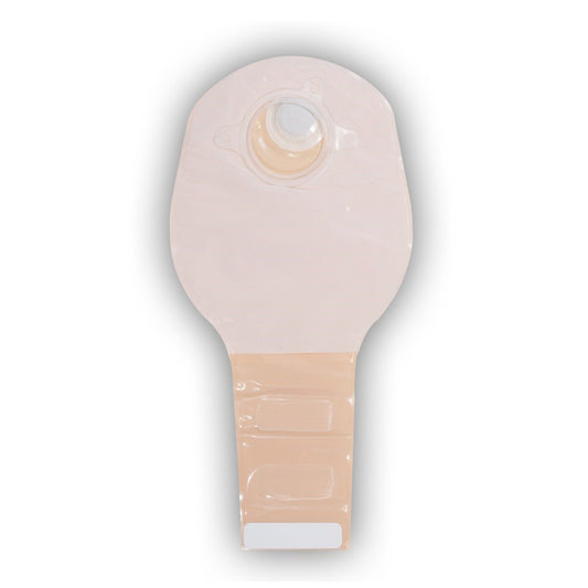 Sur-Fit Natura® Two-Piece Opaque Ostomy Pouch, 12-Inch Length, 1.25 Inch Flange