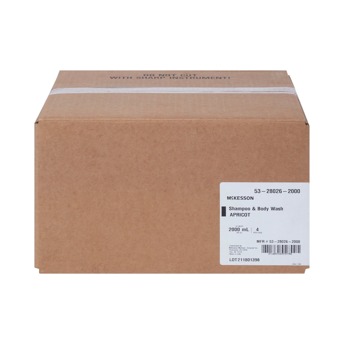 SHAMPOO, HAIR/BODY APRICOT DISC 2000ML (4/CS)