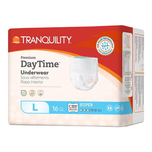 Absorbent Underwear Tranquility® Premium DayTime™ Pull On with Tear Away Seams Adult Large Unisex Disposable Heavy Absorbency