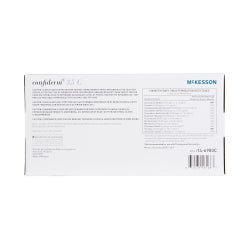 McKesson Confiderm 3.5C Nitrile Exam Gloves X-Large NonSterile Blue Textured Fingertips Chemo Tested 180 per Box