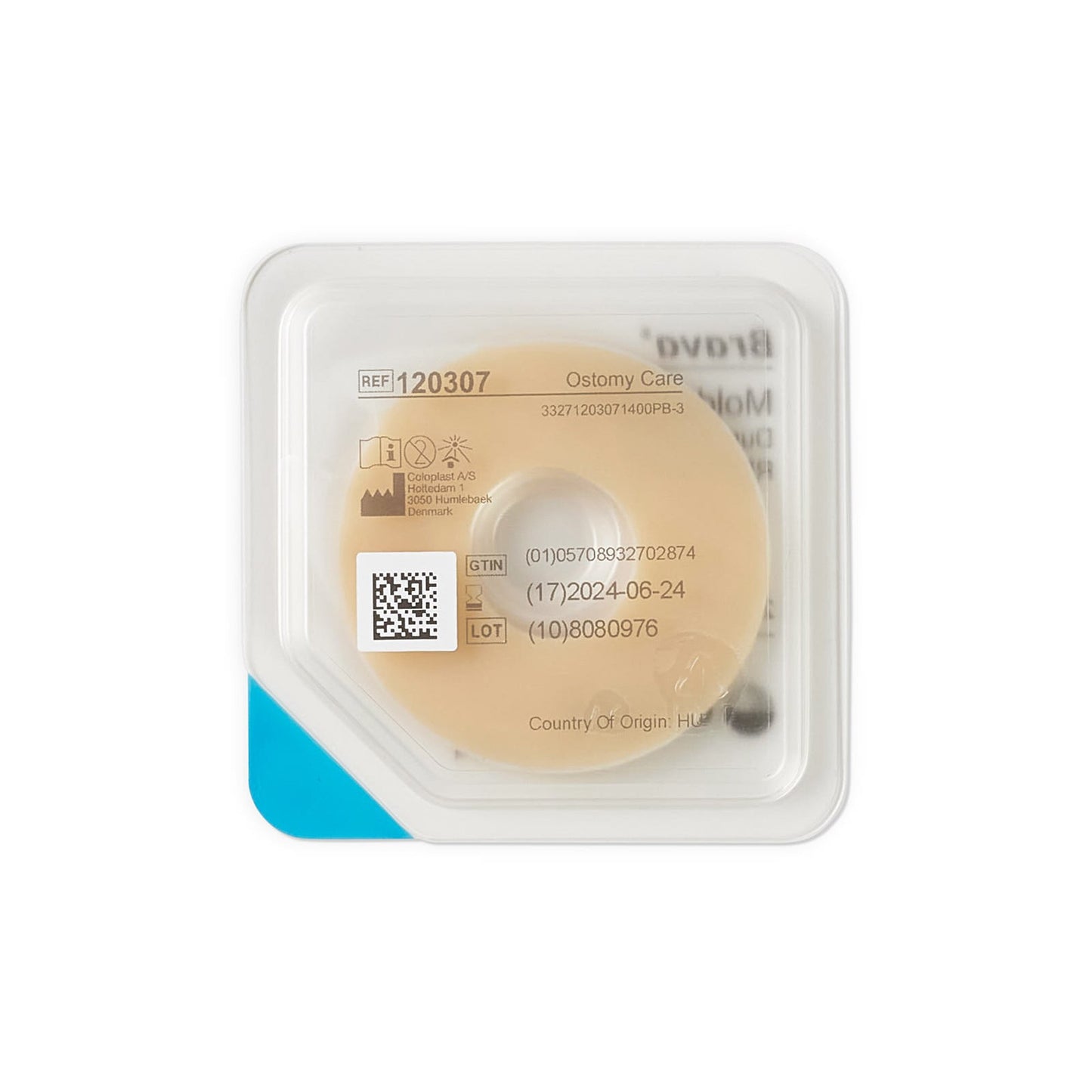 Brava® Moldable Ostomy Ring 2-mm Thick, 2-inch Diameter, Moldable, Alcohol-Free