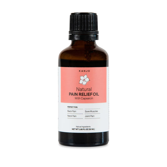 Kanjo Natural Pain Relief Oil, 1.65-ounce bottle
