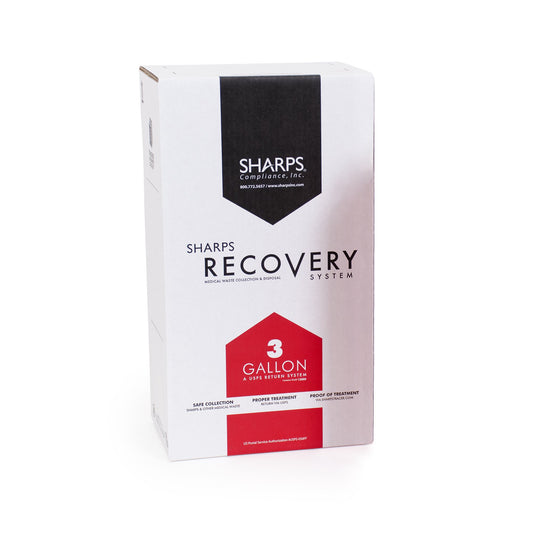 Sharps Recovery System™ Mailback Replacement Container, 3 Gallon