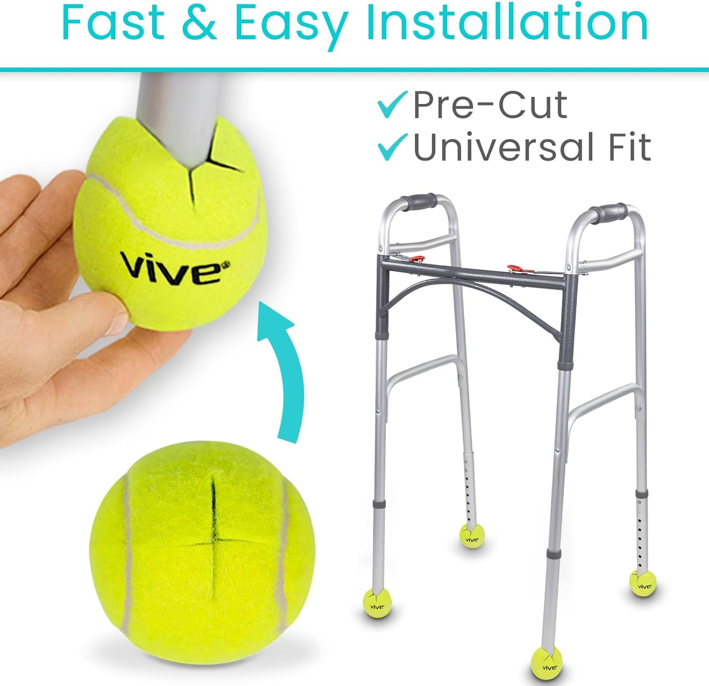 Tennis Ball Walker Glides