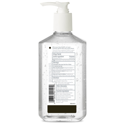 Hand Sanitizer Purell Advanced 12 oz. Ethyl Alcohol Gel Pump Bottle