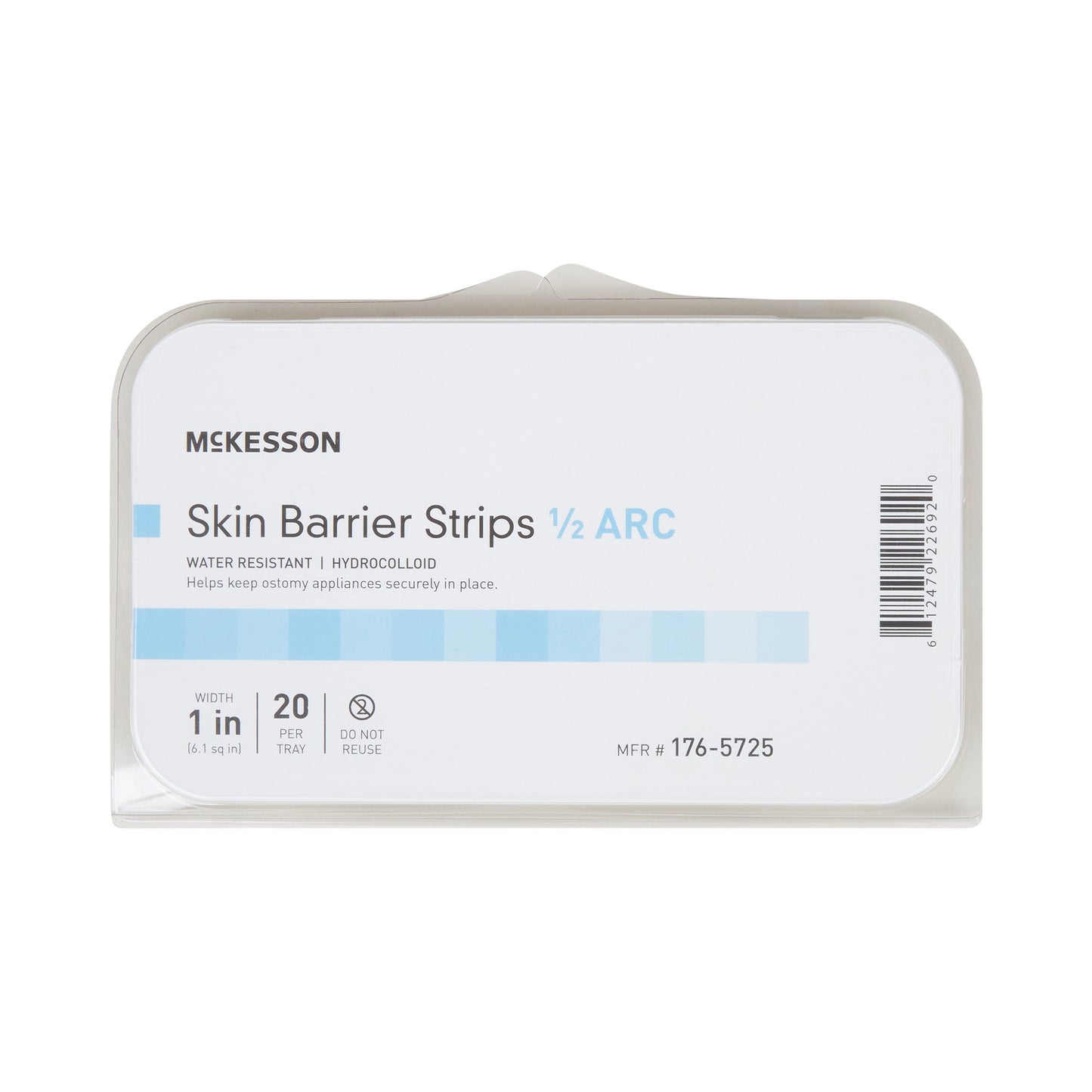 BARRIER, SKIN OSTOMY HALF-ARC (20EA/TR 14TR/CS)