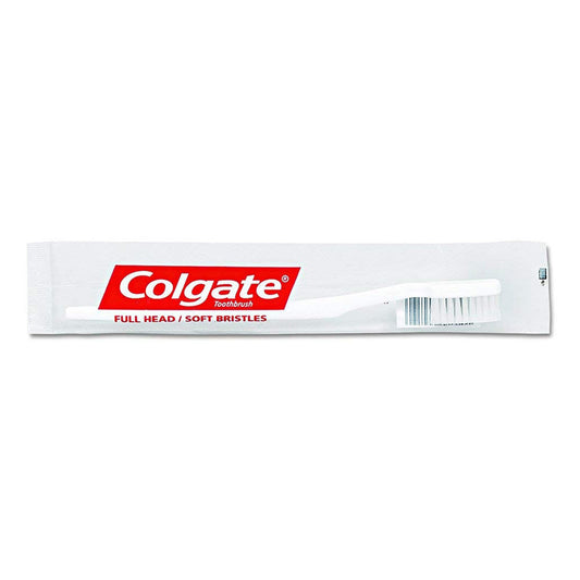 Colgate® White Toothbrush, Full Head, Soft Bristles