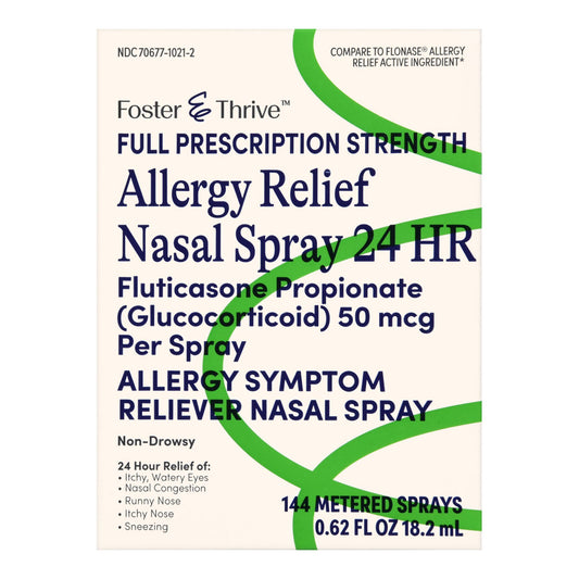 Foster & Thrive™ Allergy Relief Nasal Spray 24 HR Fluticasone Propionate