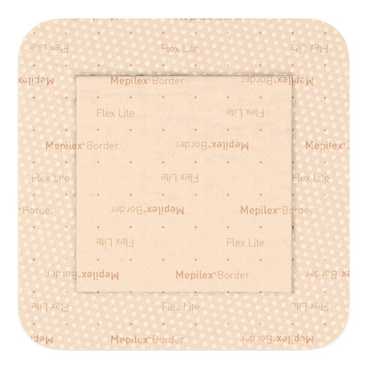 Mepilex® Border Flex Lite Silicone Foam Dressing, 3 x 3 Inch