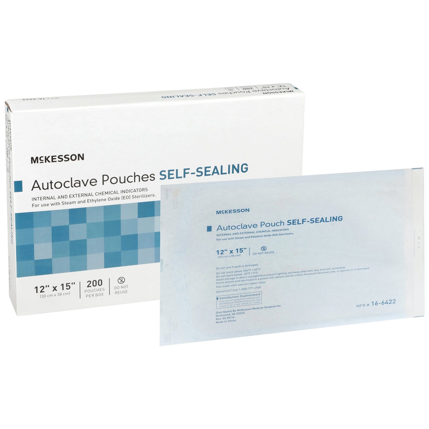 POUCH, SELF SEAL ECON 12X15 (200/BX 5BX/CS)