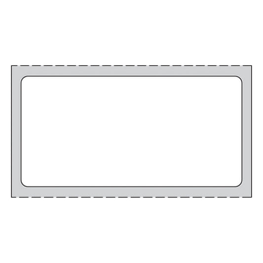 PDC® White Blank Thermal Label, 1 x 2 Inch