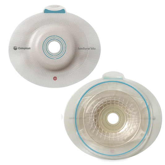 SenSura® Mio Click Ostomy Barrier, Trim to Fit 15 – 30 mm, Red Match
