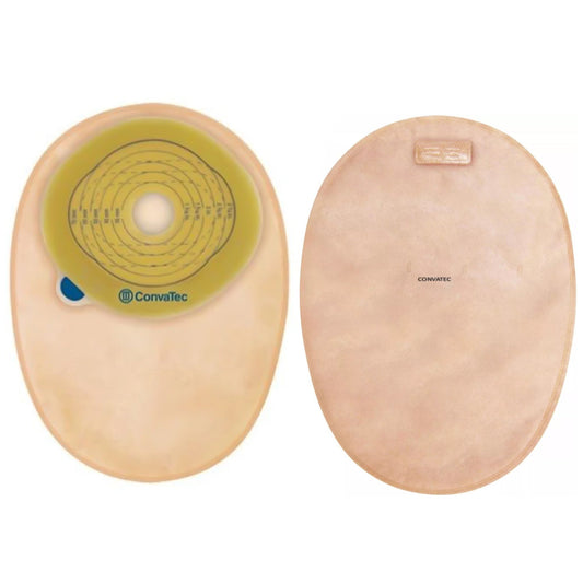 Esteem® + One-Piece Closed End Opaque Filtered Ostomy Pouch, 2 Inch Stoma