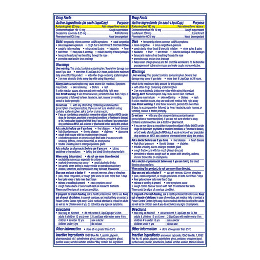 DAYQUIL/NYQUIL, LIQ CAP VICKS SEVERE COLD & FLU (24/CT)
