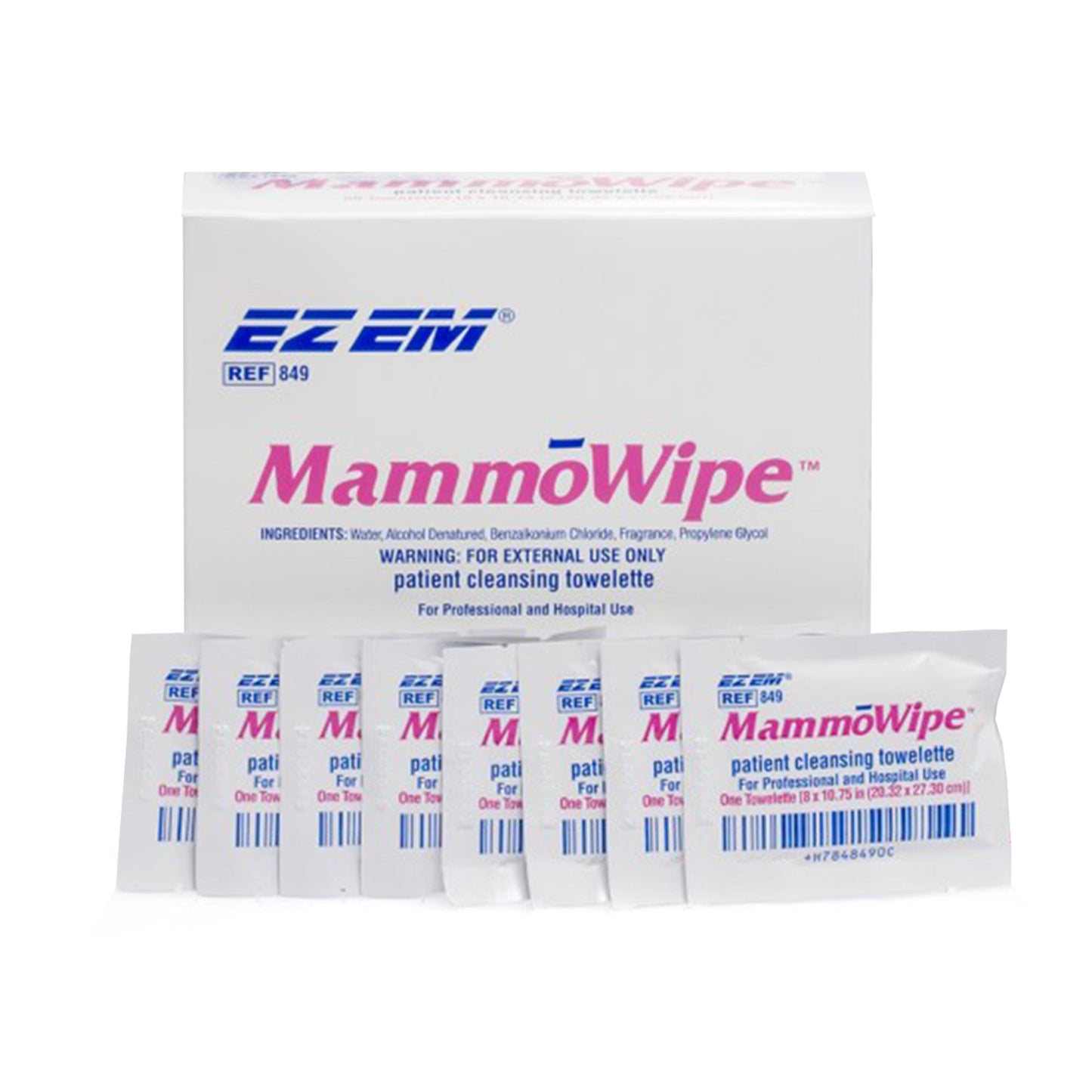 WIPE MAMMO F/SKIN 50/BX 50/BX 10BX/CS
