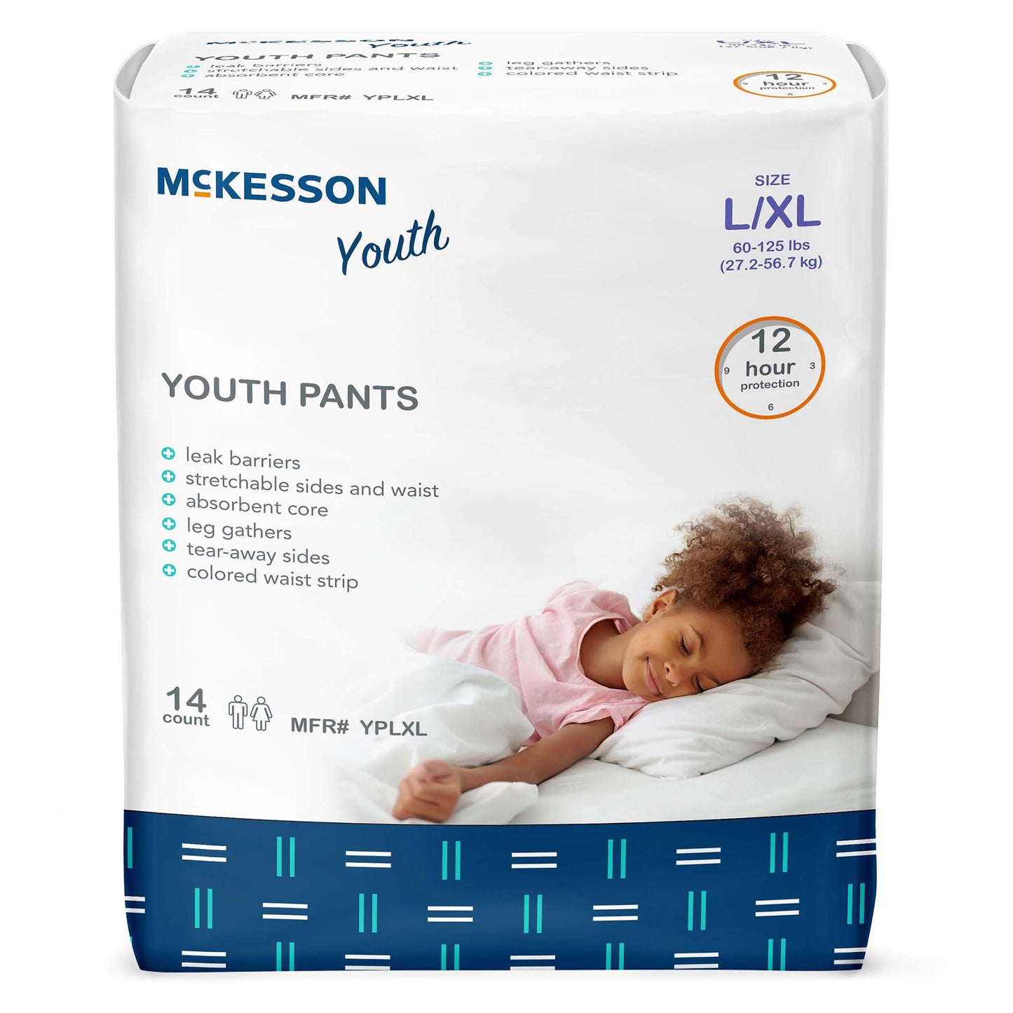 UNDERWEAR, PULL-ON YOUTH LG/XLG 60-125LB (14/BG 4BG/CS)