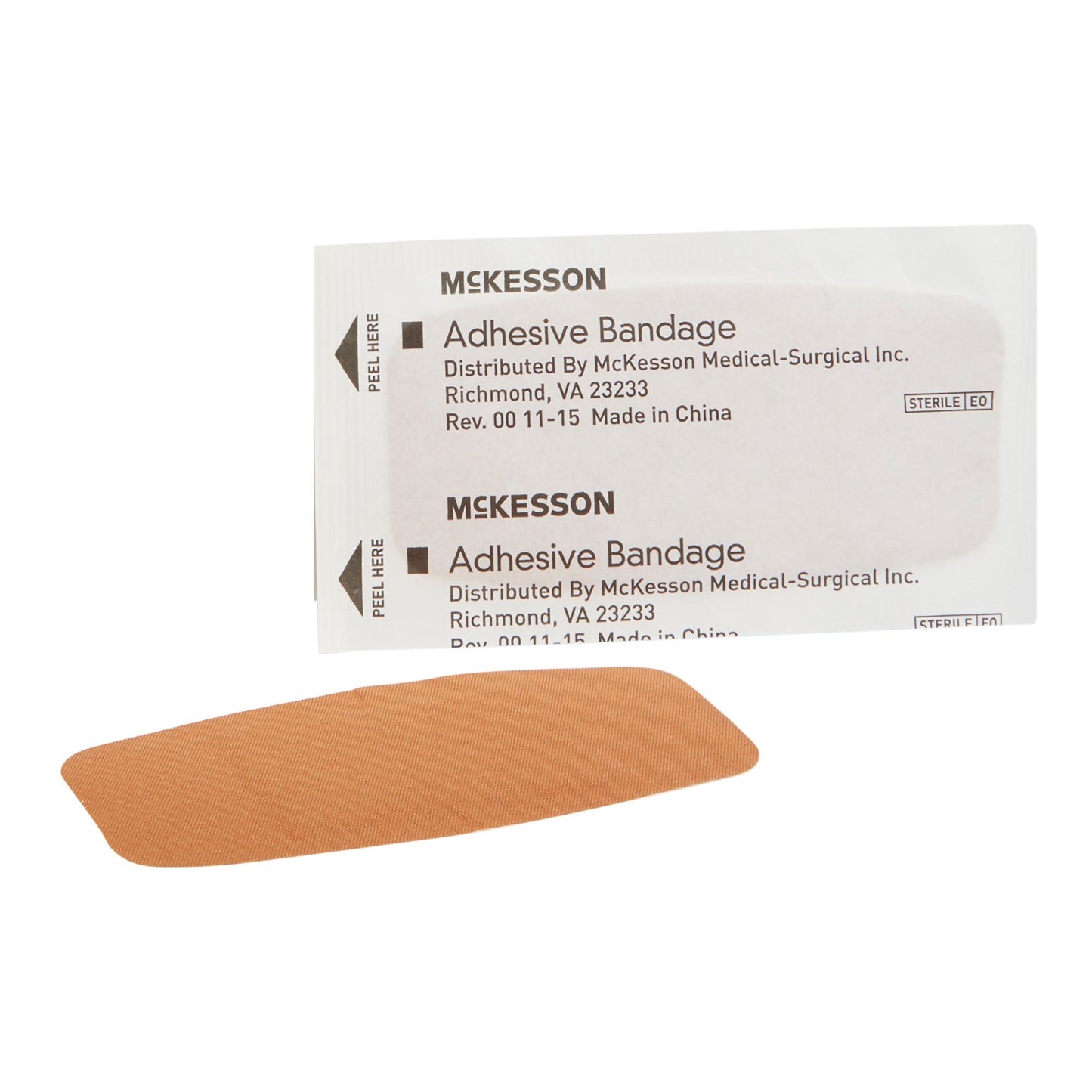 BANDAGE, ADHSV FABR PTCH 2X4 STR LF (50/BX 24BX/CS
