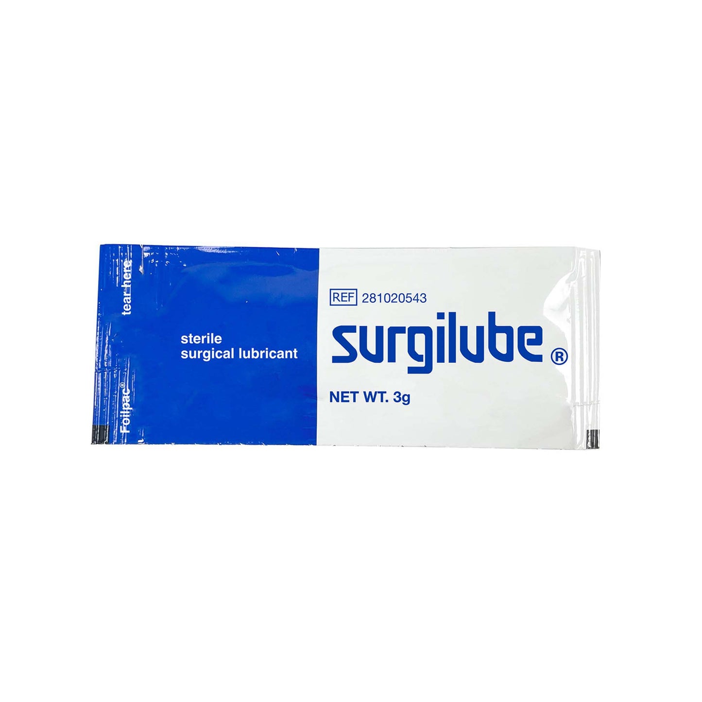 LUBRICATING JELLY, SURGILUBE SSTR 3GM (144/BX 12BX/CS
