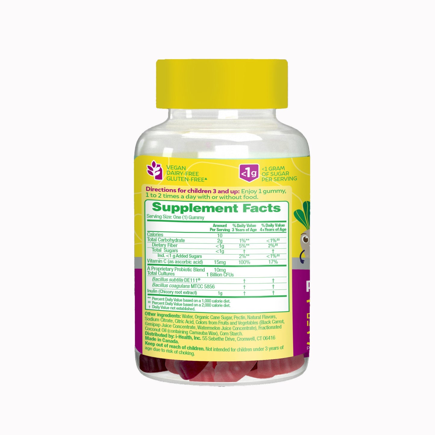 SUPPLEMENT, GUMMY CULTURELLE PRO+PRE KID (30/BT 24BT/CS)