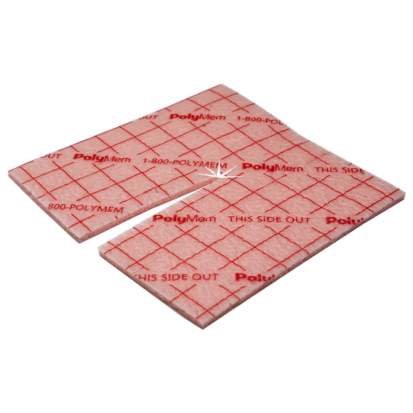PolyMem® Nonadhesive without Border Foam Dressing, 3 x 3 Inch