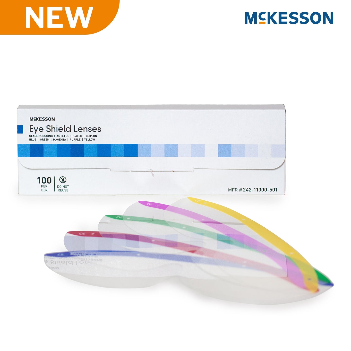 SHIELD, EYE REPLCMNT LENS (100EA/BX 5BX/CS)