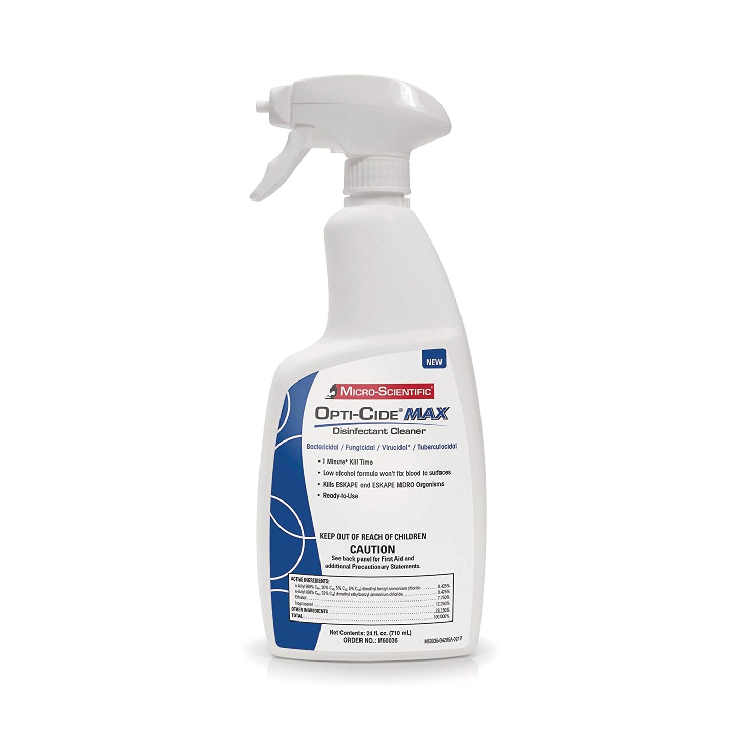 Micro Scientific Opti-Cide® Max Surface Disinfectant Cleaner, 24-ounce Bottle