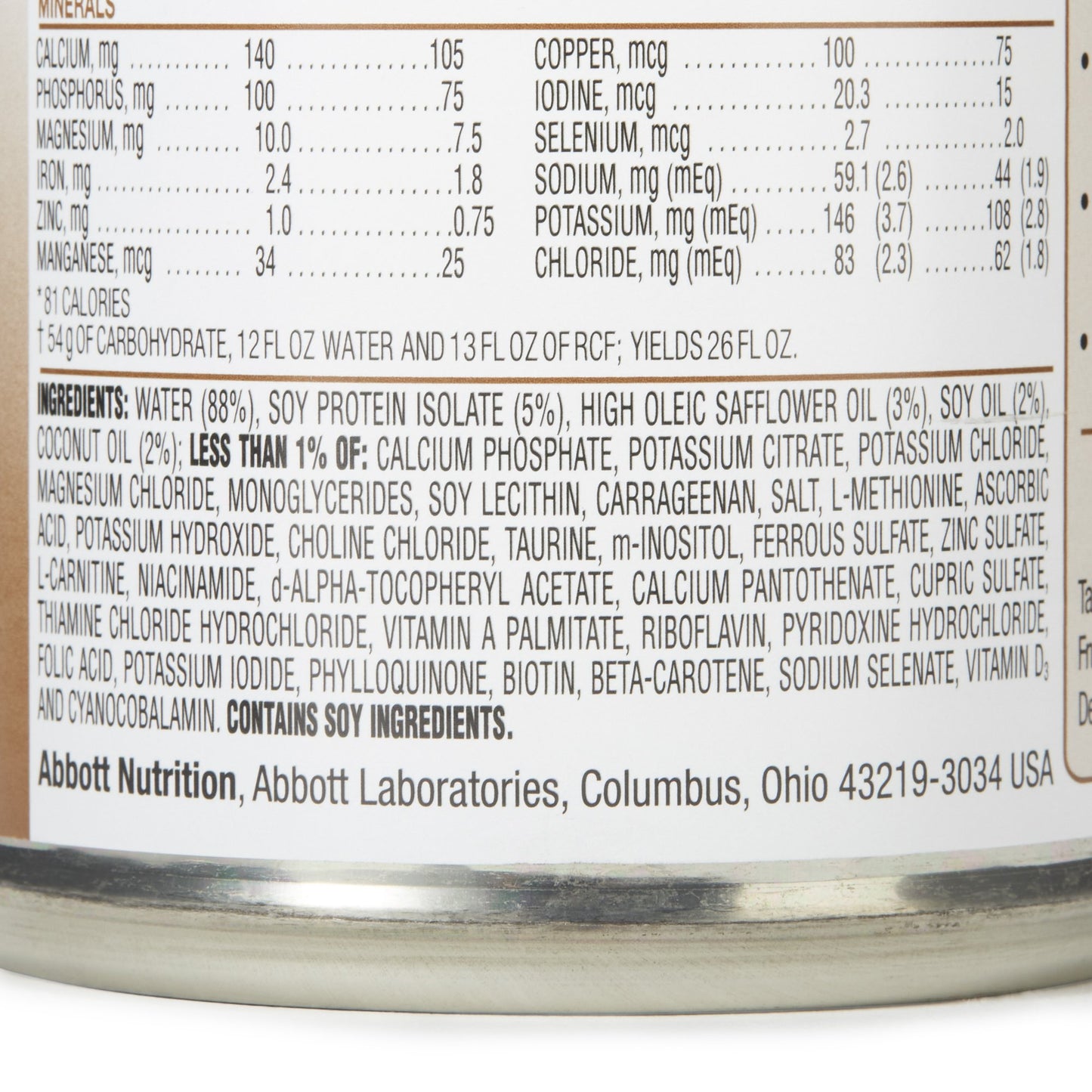 RCF® Soy with Iron Ready to Use Infant Formula, 13-ounce Can