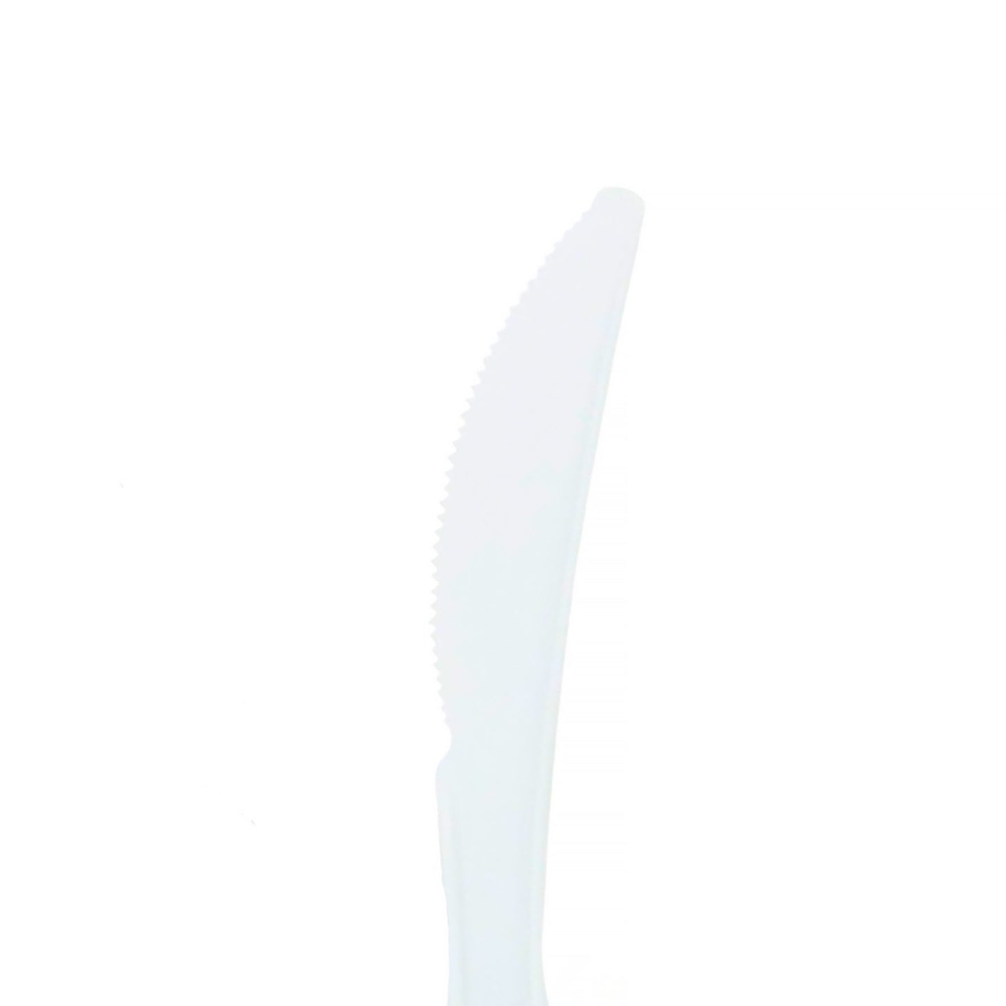 KNIFE, PLASTIC MED WGHT WHT 6.5" (1000/CS)