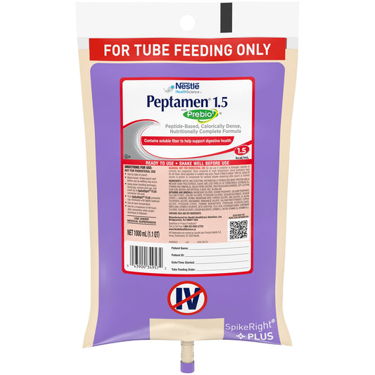 Peptamen® 1.5 with Prebio1™ Peptide-Based Nutritionally Complete Formula, 1 Lite
