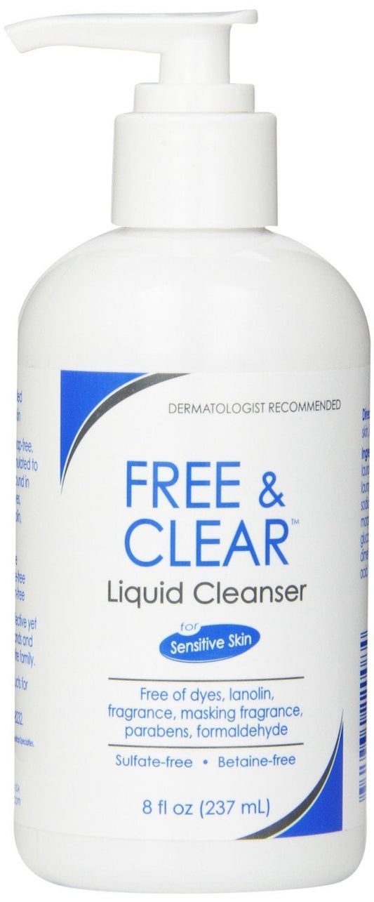 Soap Free & Clear Liquid 8 oz. Pump Bottle Unscented