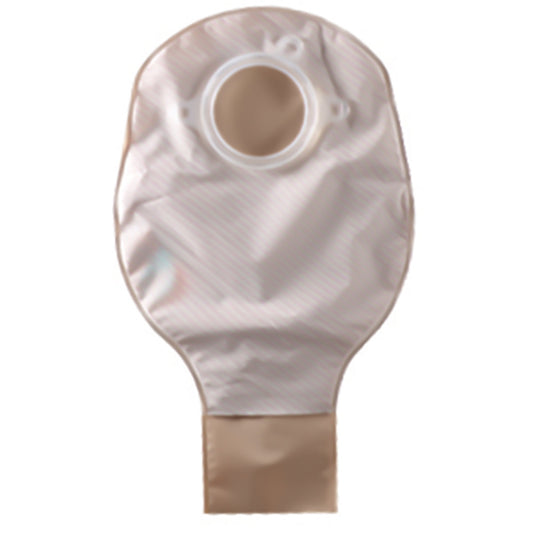 Sur-Fit Natura® Two-Piece Opaque Ostomy Pouch, 10 Inch Length, 1¾ Inch Flange