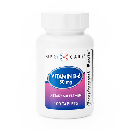 VITAMIN B-6, TAB 50MG (100/BT 12BT/CS)