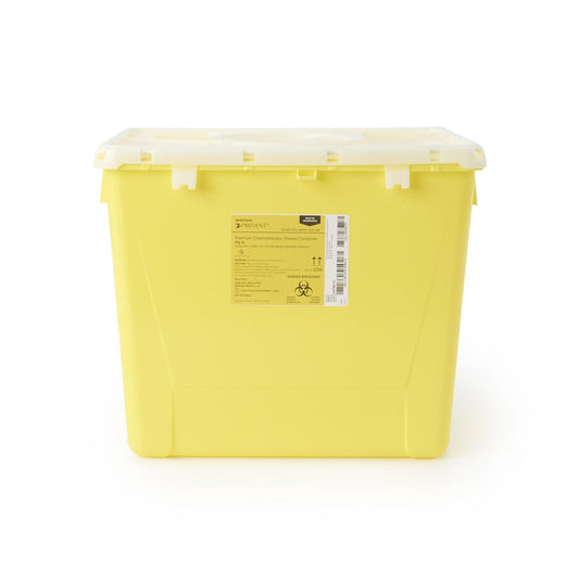 McKesson Prevent® Sharps Container, 8 Gallon, 13-1/2 x 17-3/10 x 13 Inch
