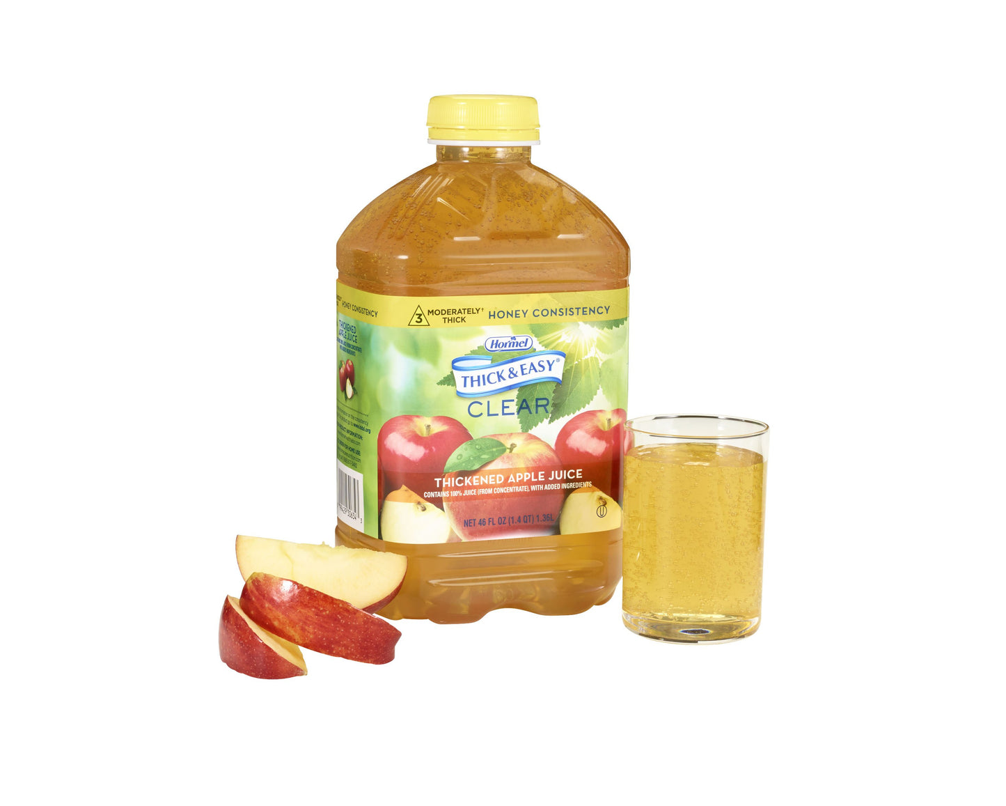 Thick & Easy® Honey Consistency Apple Thickened Beverage, 46-ounce bottle