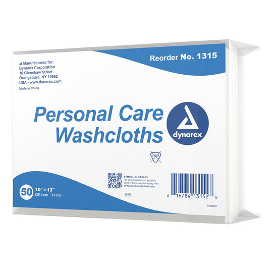 WASHCLOTH, DRY 10"X13" (50/BG 10BG/CS)