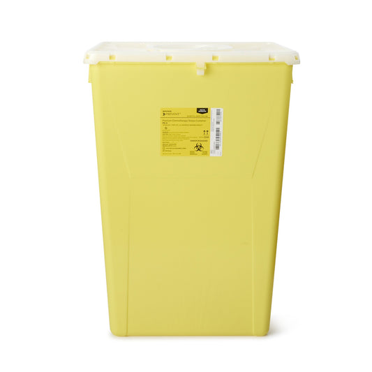 McKesson Prevent® Chemotherapy Sharps Container, 18-Gal., 24.6 x 17.3 x 13 Inch
