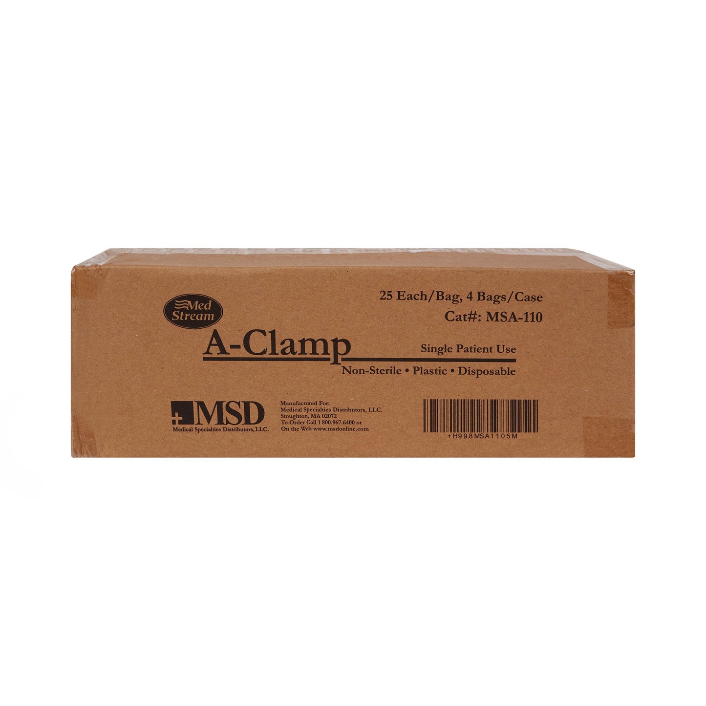 CLAMP, TUBE OCCLUDING PLASTIC (25/BG 4BG/CS)