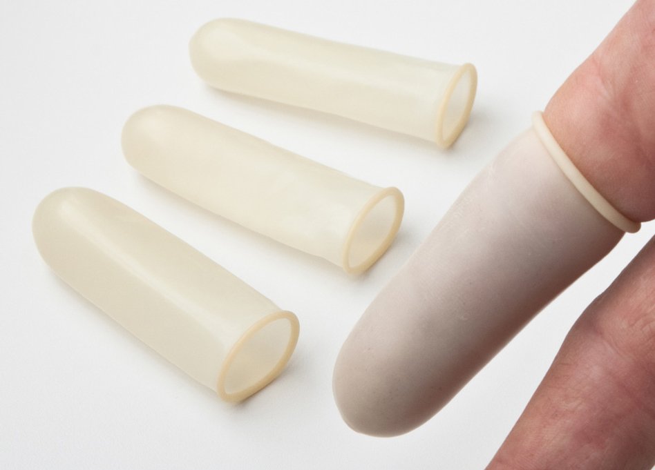 Tech-Med® Latex Finger Cot, Medium