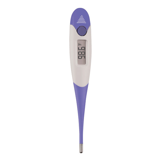Veridian 9-Piece 9-Second FLEX-TIP Digital Thermometers with Display