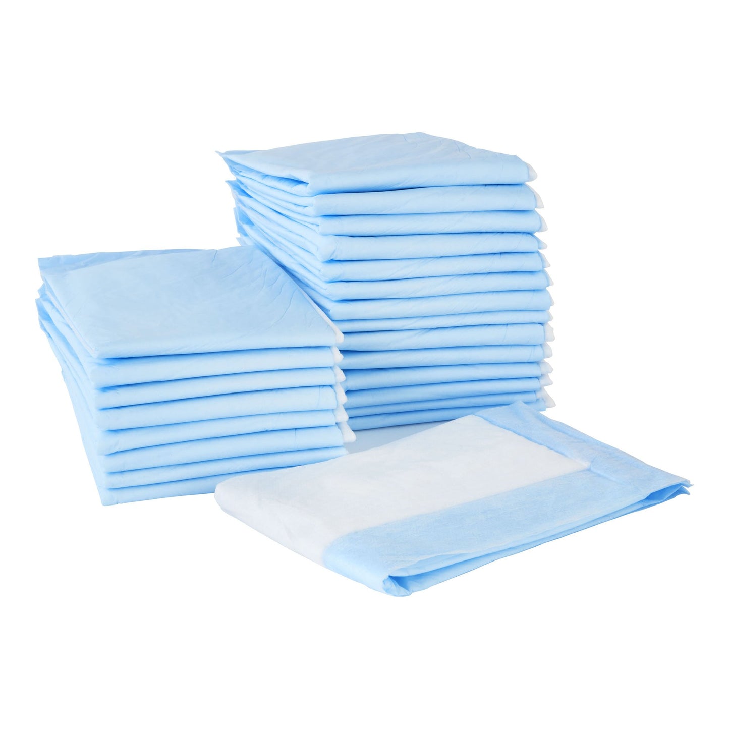 Disposable Underpad McKesson Classic 17 X 24 Inch Fluff / Polymer Light Absorbency